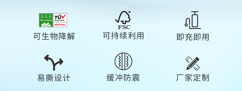 BioAir 纸气泡枕(纸Filler)特点
