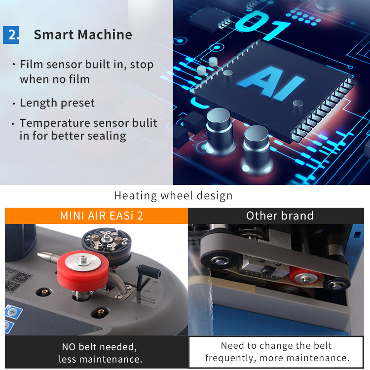 Mini air cushion machine