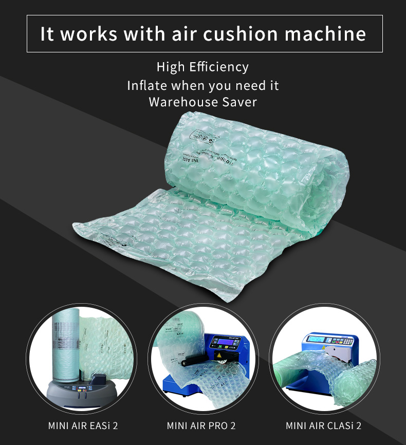 Wrapped air cushion film