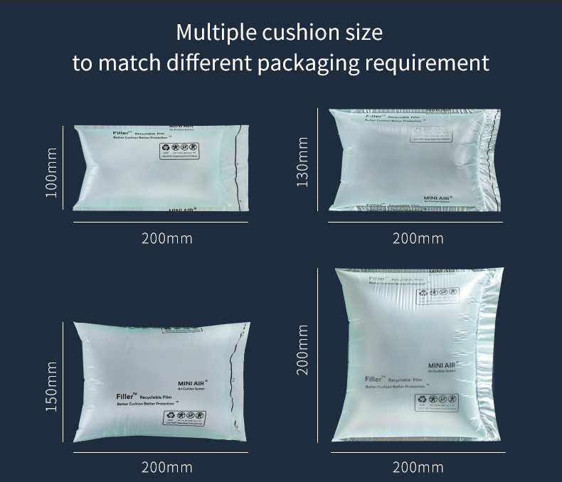 Filled air cushion film