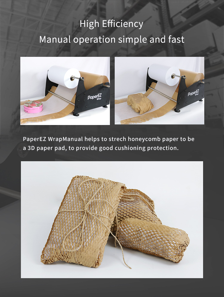 Honeycomb paper dispenser