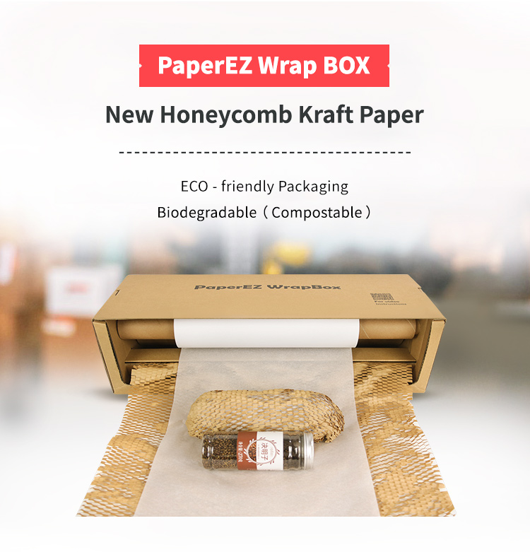 Eco-white honeycomb distribution paper box