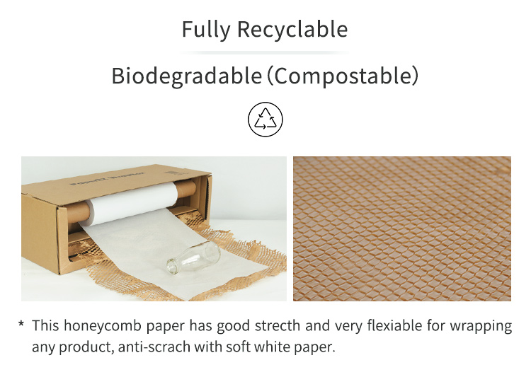 Eco-white honeycomb distribution paper box