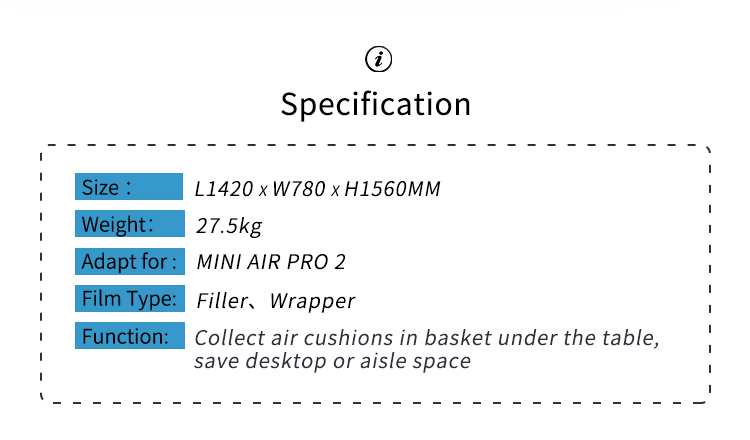 MINI AIR® Underneath Table Basket