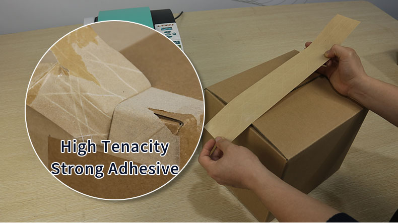 Water activated kraft paper tape